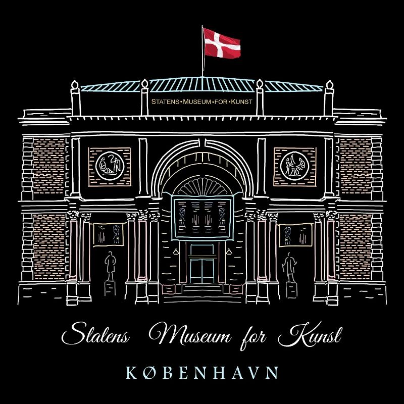 Copenhague, Musée d’art SMK, Dessin Danemark