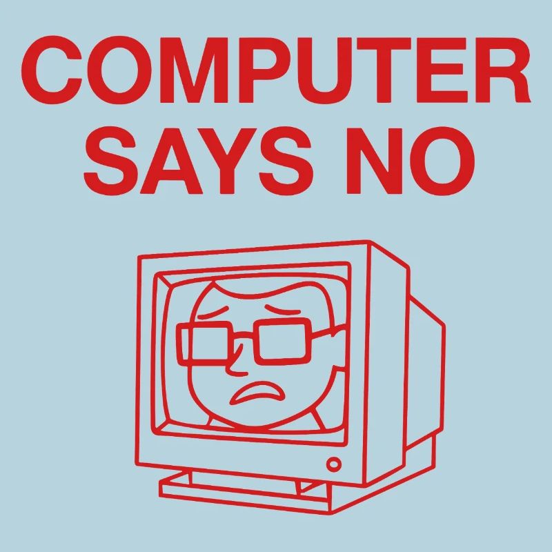 Retro Computer Says No Design