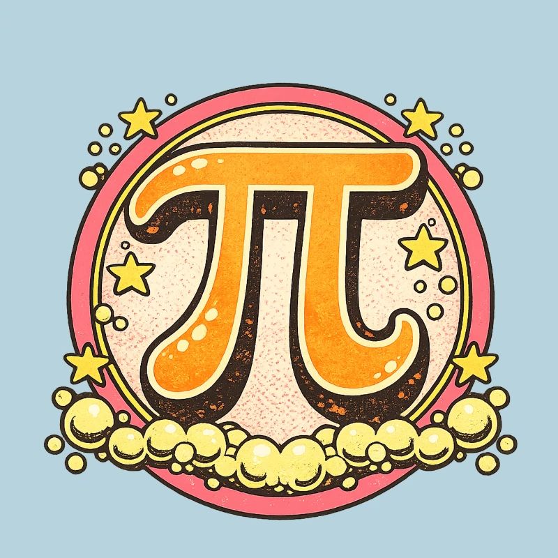 Pi Pop Retro-Abzeichen