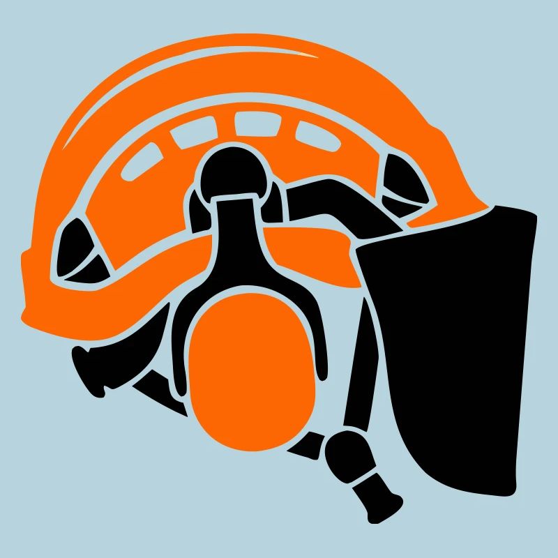 Forestry helmet, tree care, forest workers, lumberjacks