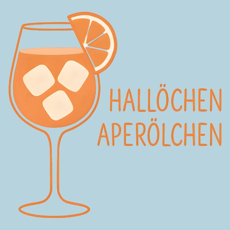 Hallöchen Aperölchen Party Spritz Geschenkidee