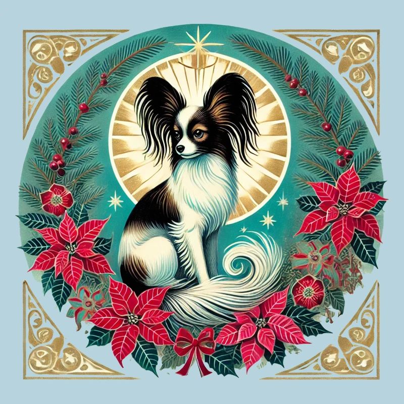 Papillon Halo Weihnachtskreis