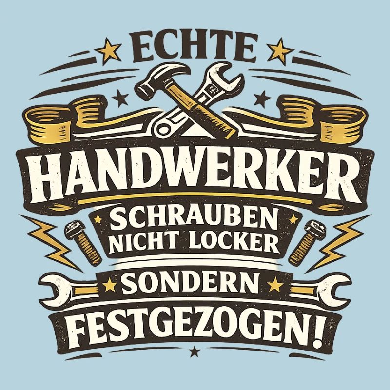 Echte Handwerker Festgezogen!