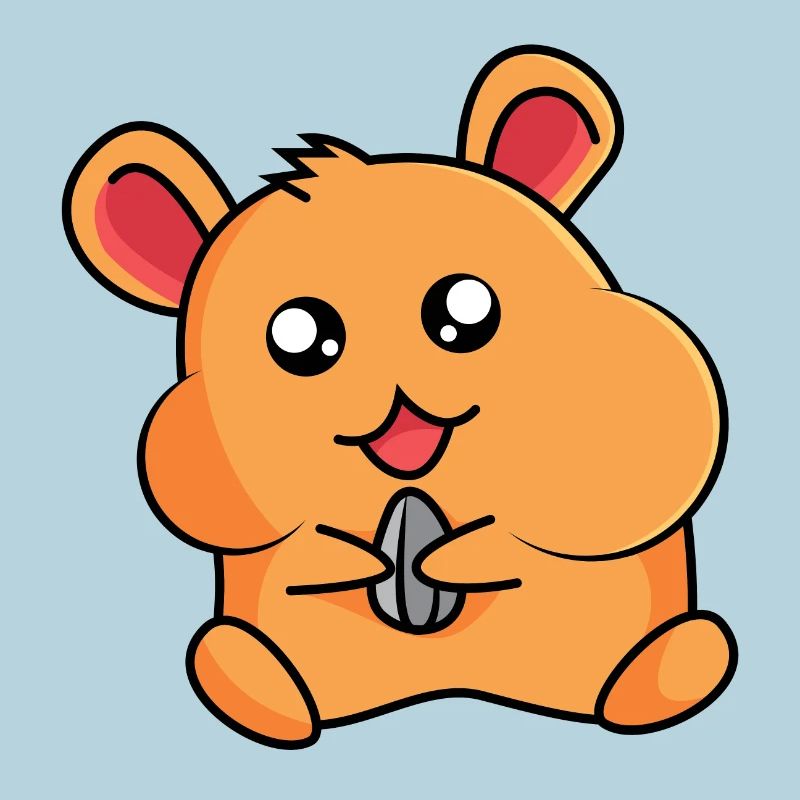 Hamster beim Hamstern
