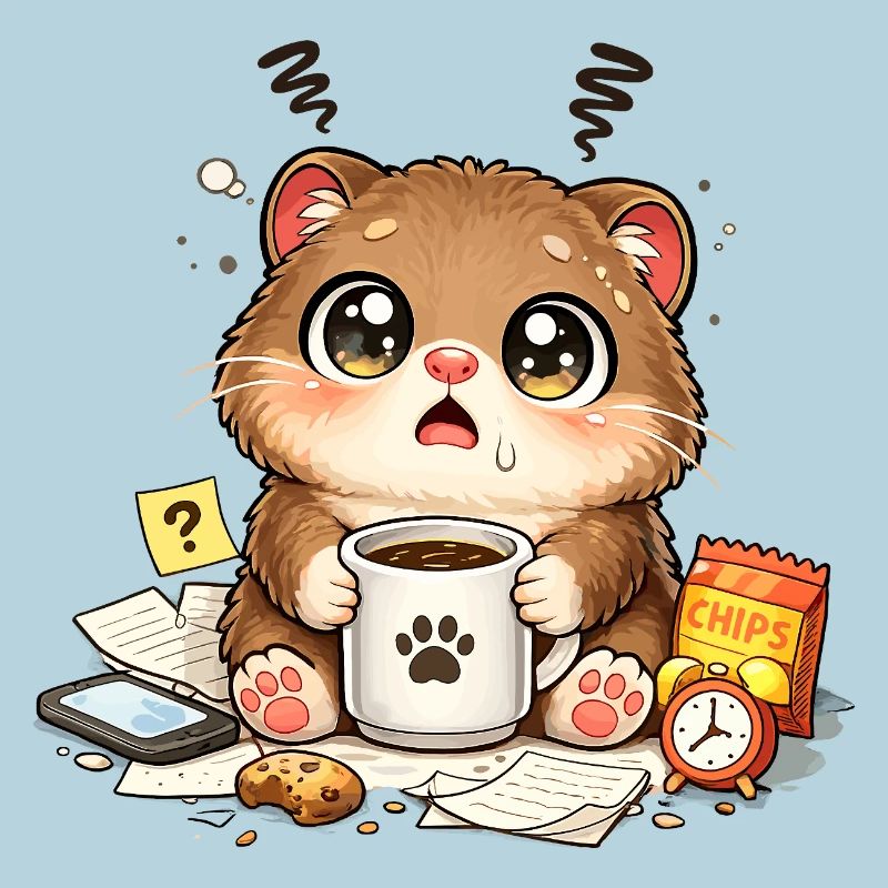 Kaffee-Kätzchen Chaos