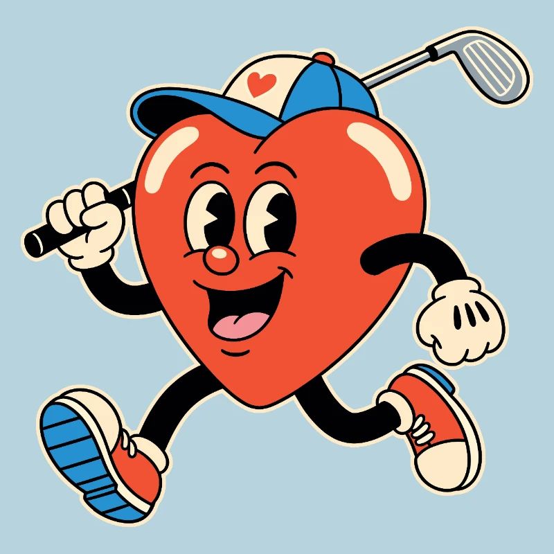 Dessin animé Heart Golf
