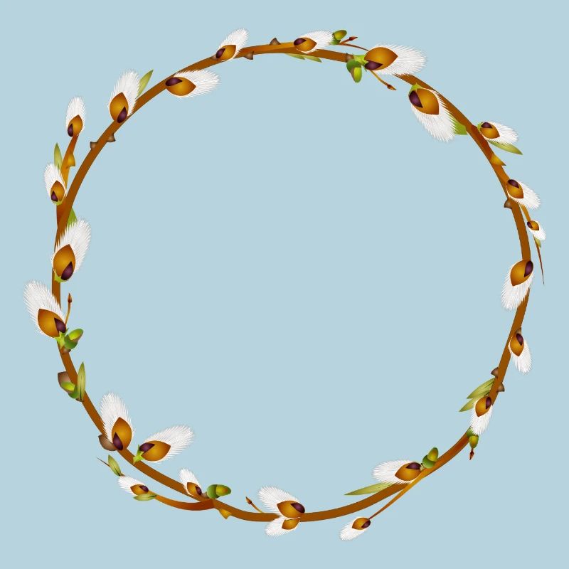 Simple Willow Wreath – Spring Decoration