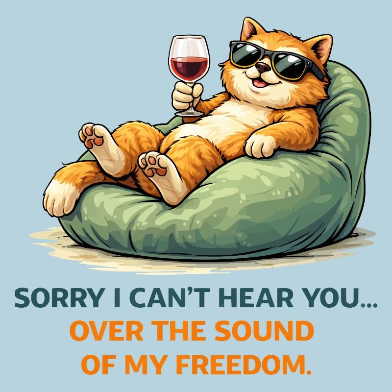 Mème Vin de Chat Détendu