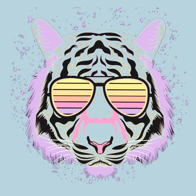 Tiger Psychedelic Brillenstil
