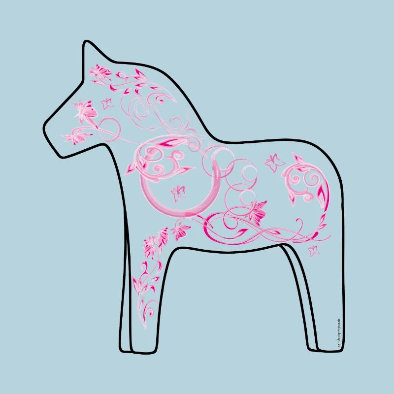 Dala Pferd Pink