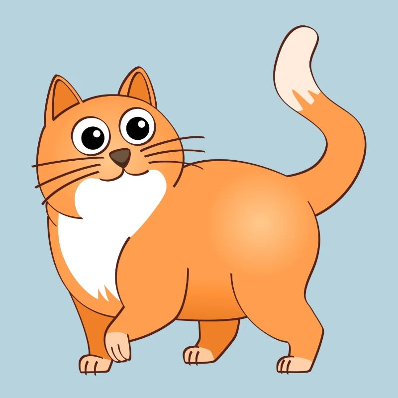 Le chat joyeux