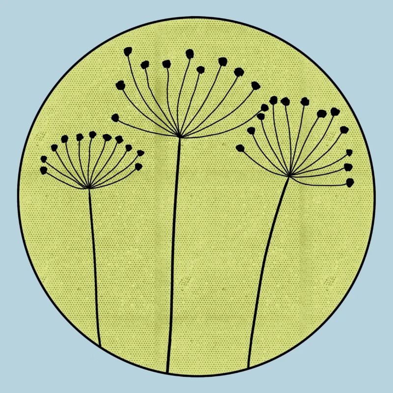 Fleur séchée Minimale