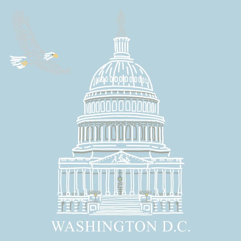 Washington D.C., Structure du Capitole, Pygargue à tête blanche