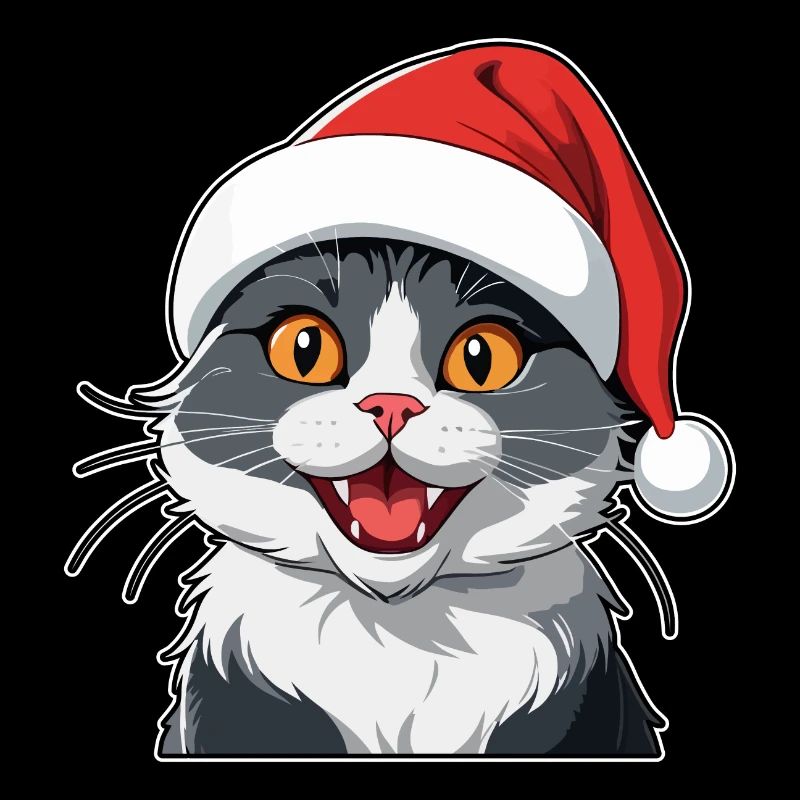 Katze Weihnachten