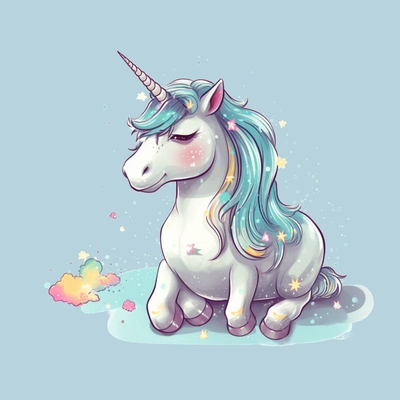 Liegendes Einhorn
