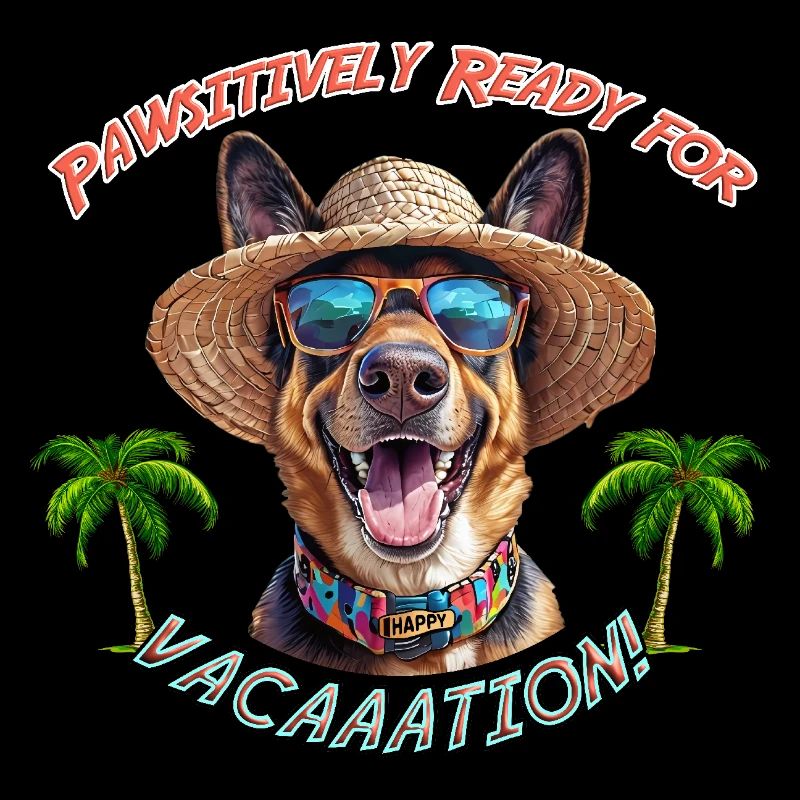 Schäferhund im Sommerlook: Pawsitively Ready