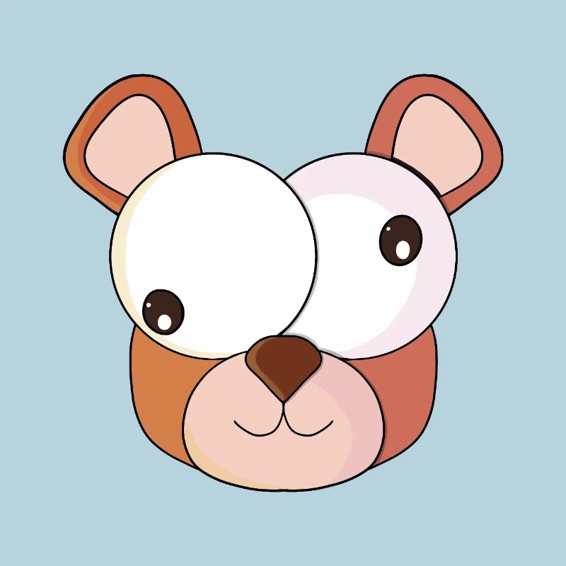Bear with crazy eyes