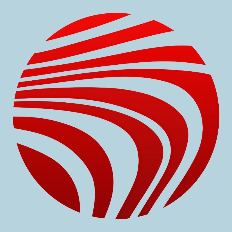 Psychedelic Pattern Red Gradient