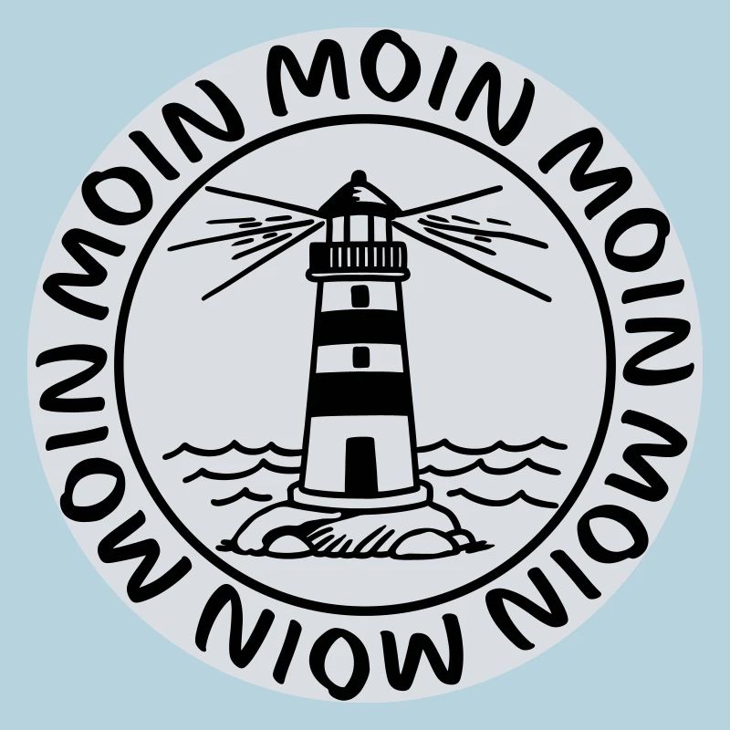 Moin Moin Leuchtturm – Maritimes Küsten Design