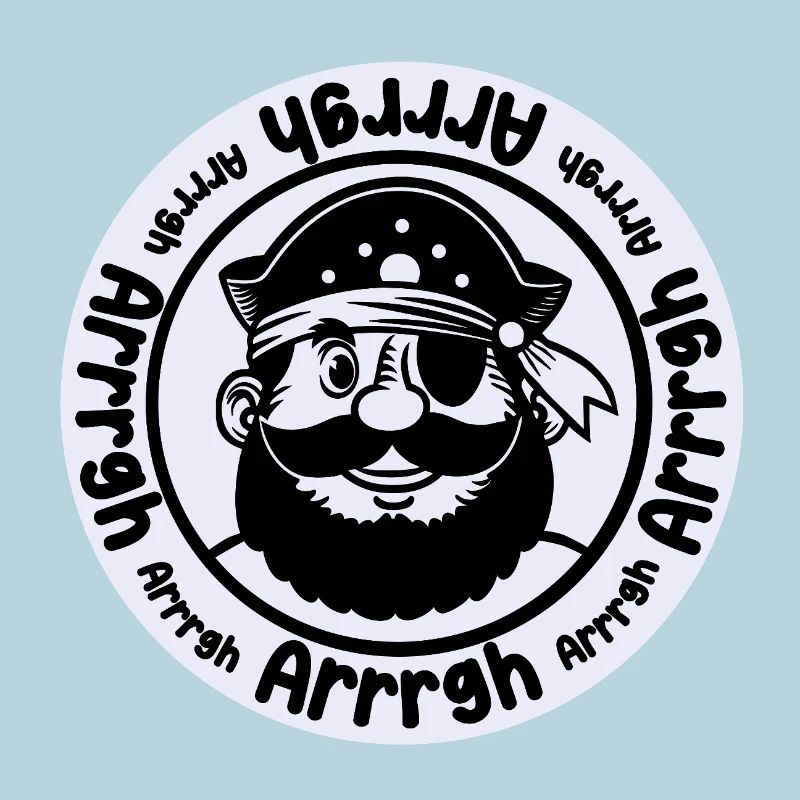 Drôle de pirate avec cache-œil