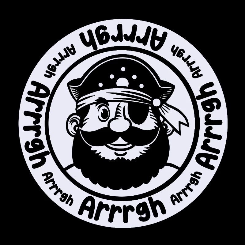 Drôle de pirate avec cache-œil