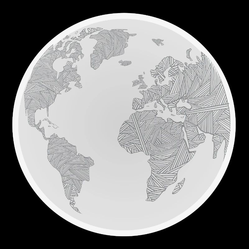Geometric Globe Design