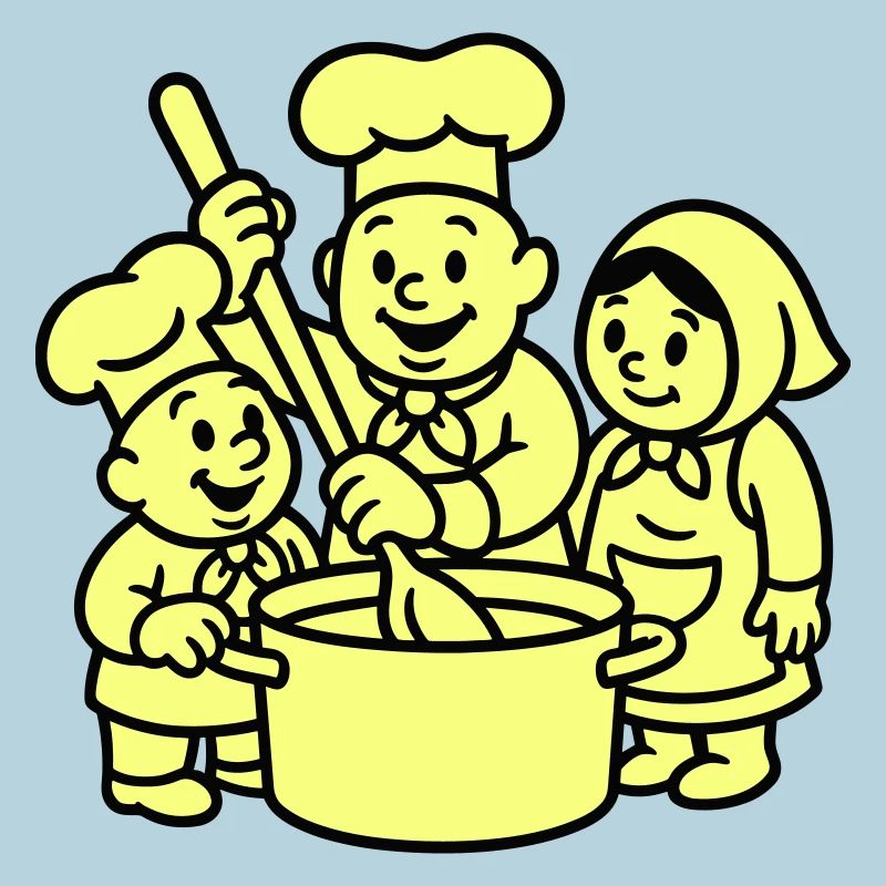 Three Cute Chefs