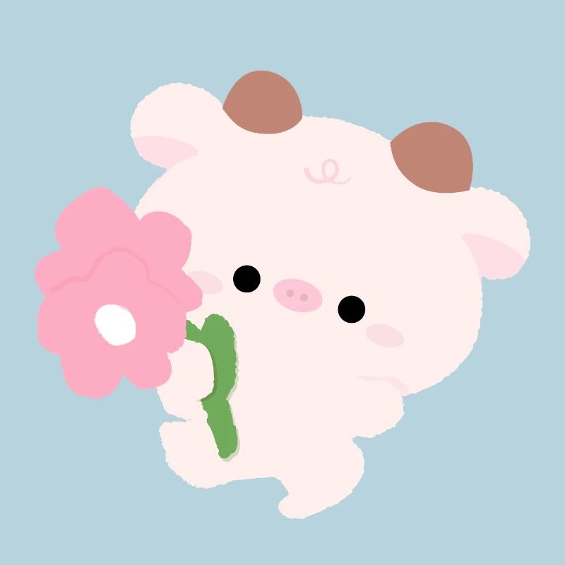 Vache romantique