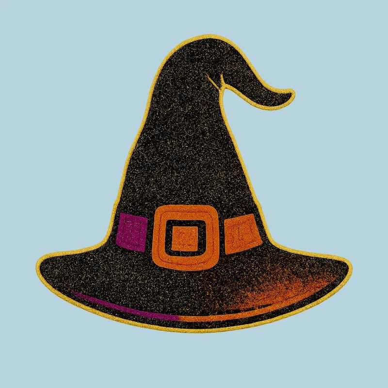 Funkelnder Hexenhut Glitter