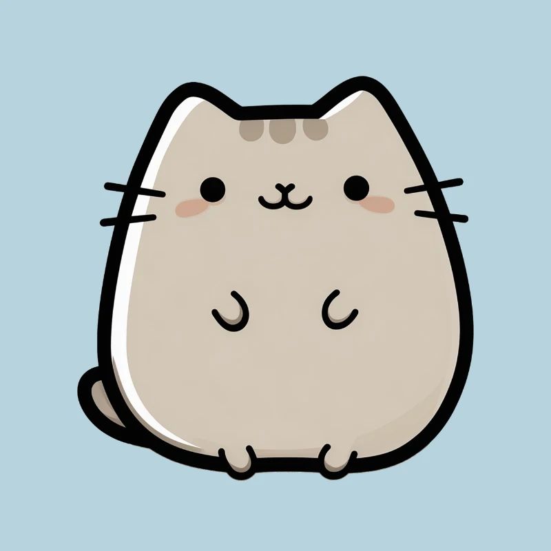 mignon petit chat chibi