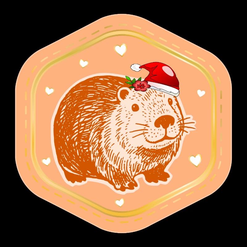 CHRISTMAS CAPYBARA ST. NICHOLAS