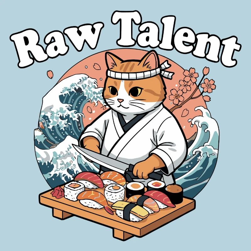 Cat Chef Sushi Master