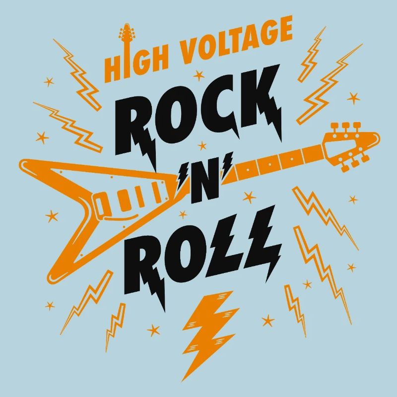 High Voltage Rock N Roll Guitar
