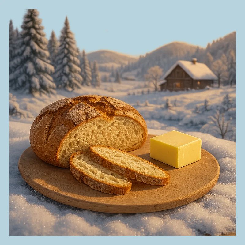 Rustikale Brotzeit