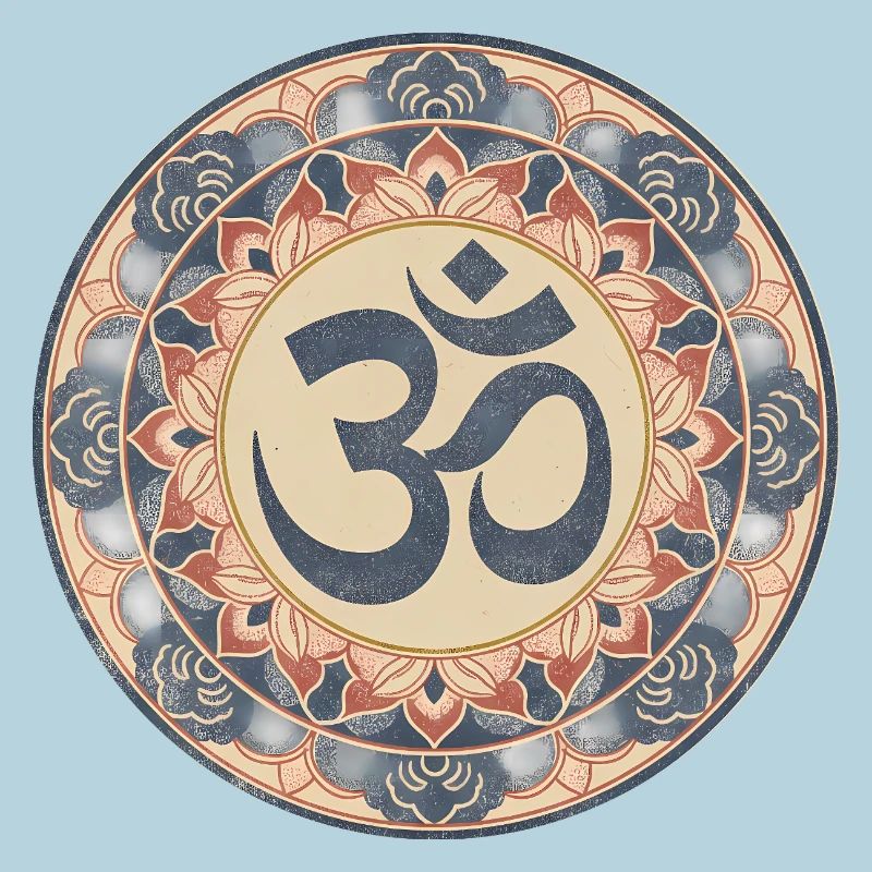Om Mandala Zen Pattern