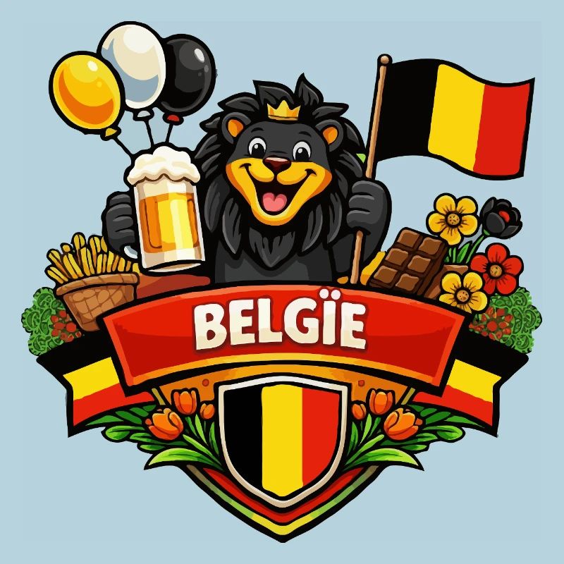 Logo joyeux belge