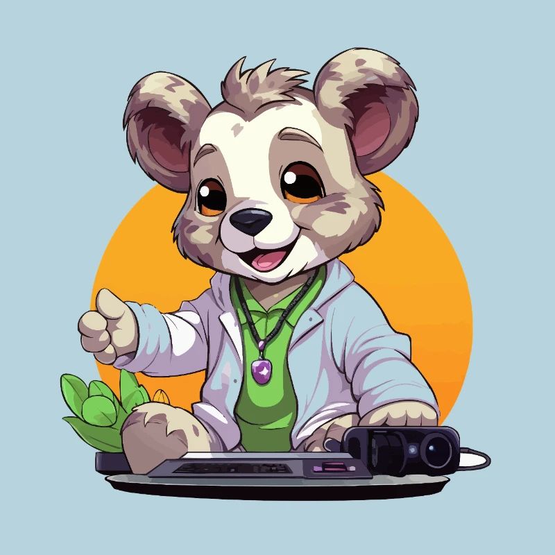 Tech-Koala Creator au look rétro