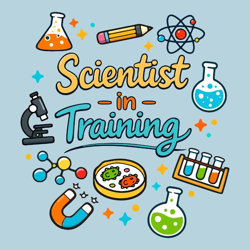 Young scientist in training