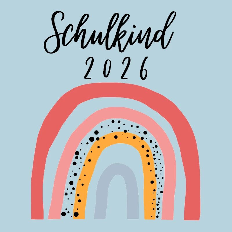 Schulkind 2026 Regenbogen Geschenk zur Einschulung