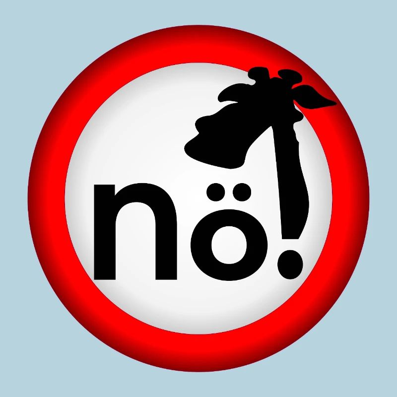 Interdiction : Pas de girafe