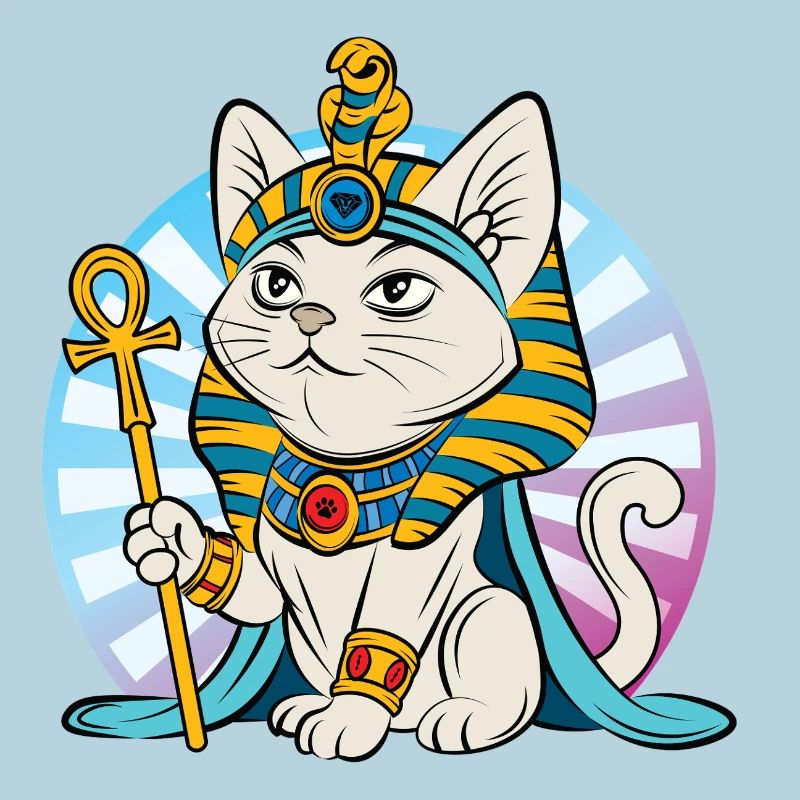 Chat pharaon égyptien