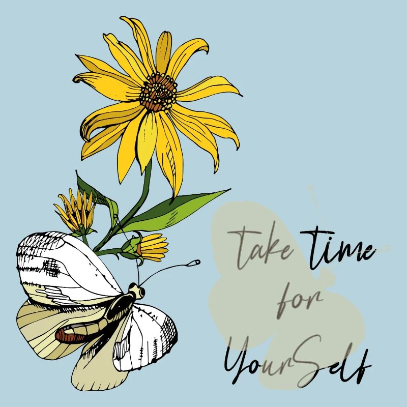 Sonnenblume & Schmetterling