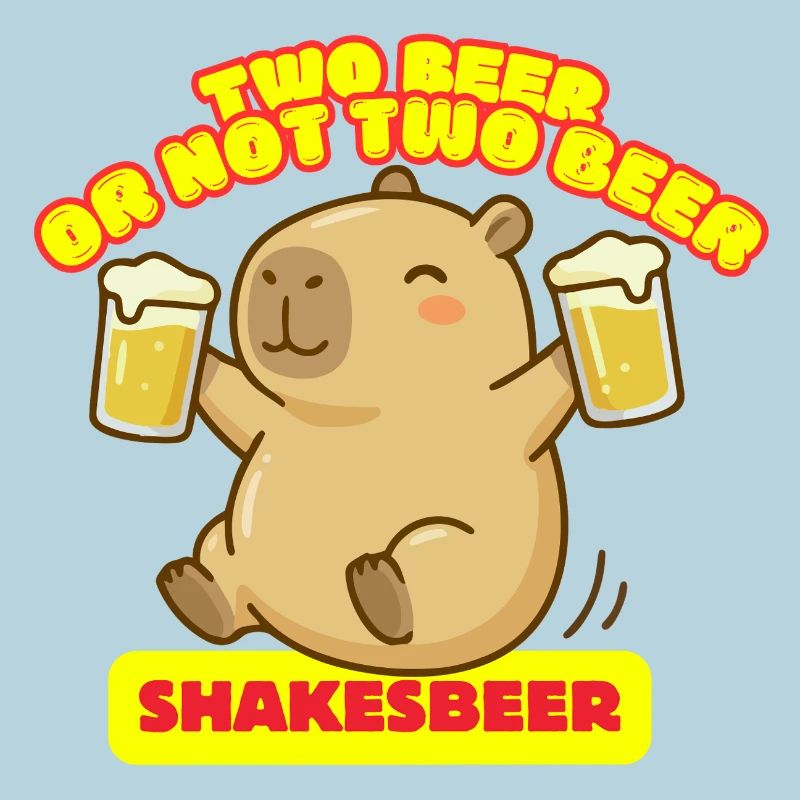 Zwei Bier oder nicht zwei Bier – Shakesbeer – Capybara