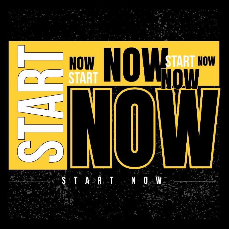 Start Now Bold Typography