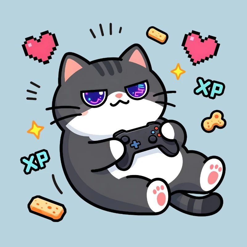 Chat Gamer Konsole Retro
