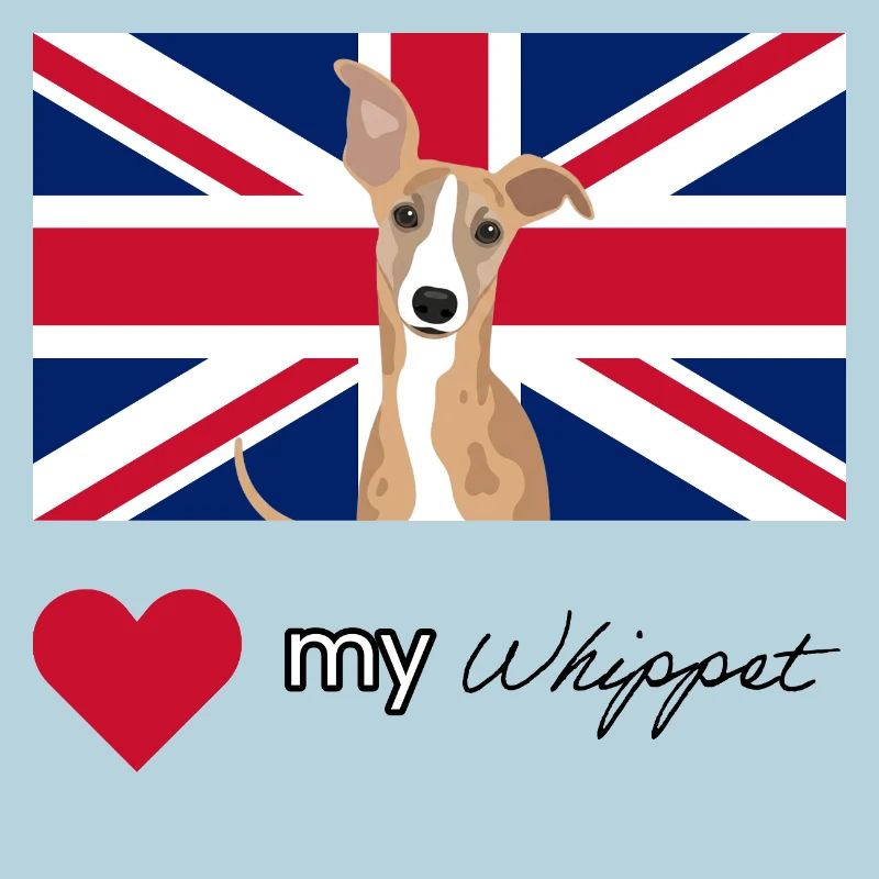 LUVMYWHIPPET (Schwarz)