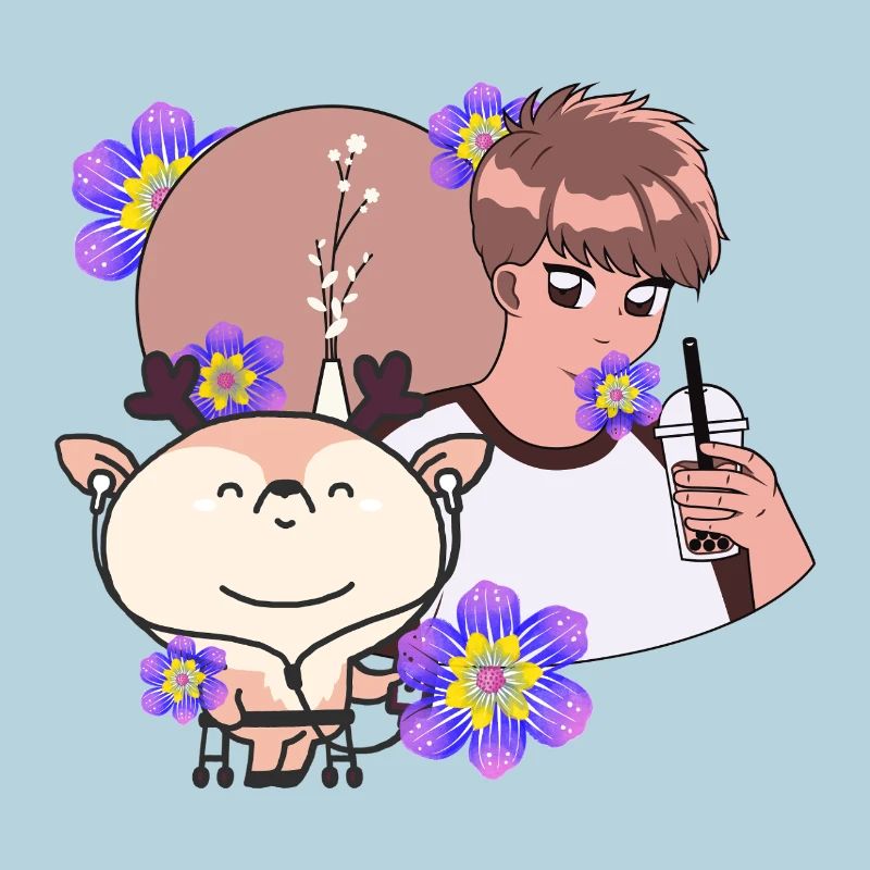 Bubble Tea Time & Deer with Walker