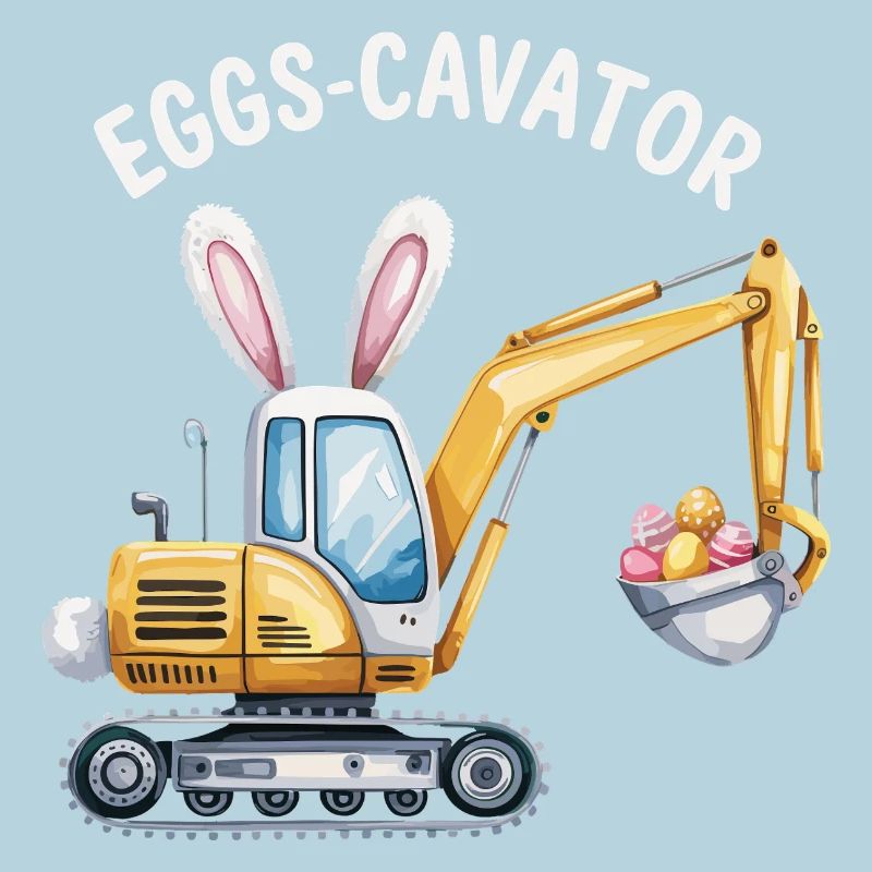 Eggs-cavator Oster-Bagger mit Hasenohren
