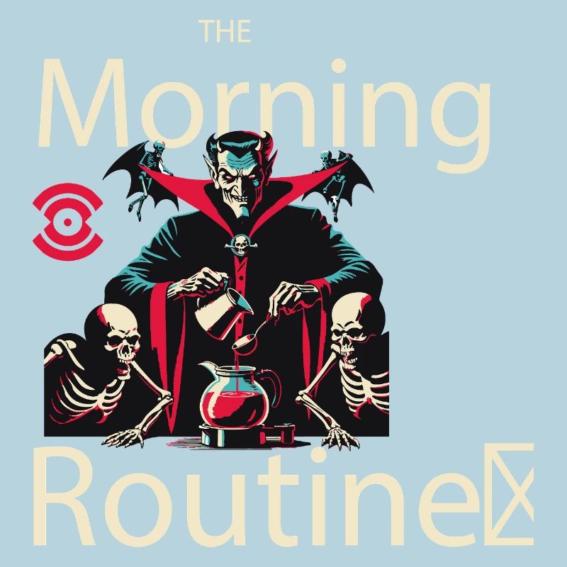 Routine matinale effrayante