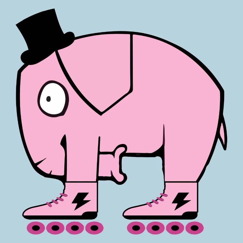 Pinker Elephant